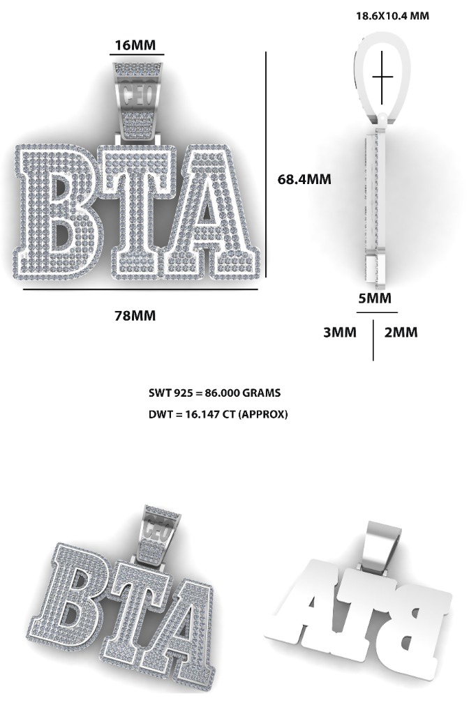 BTA Pendant CAD