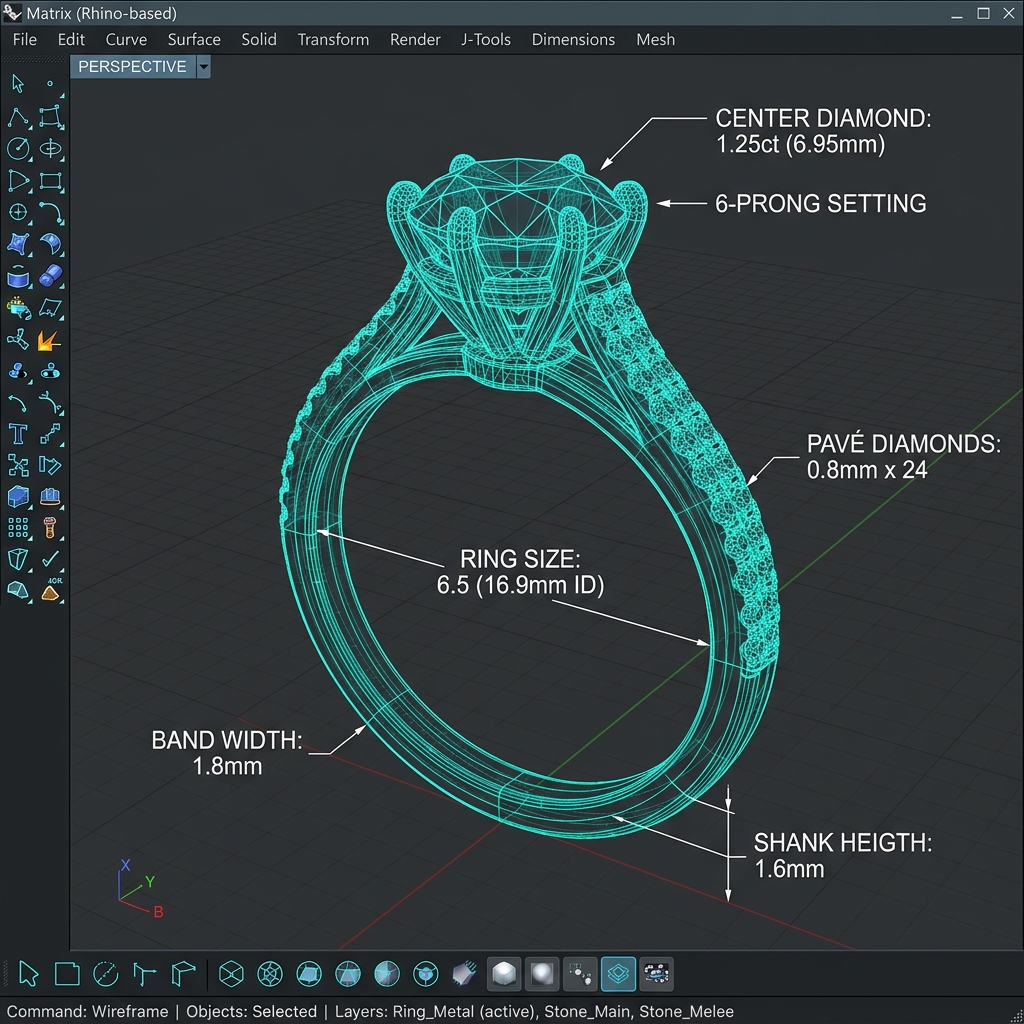 Jewelry CAD Design